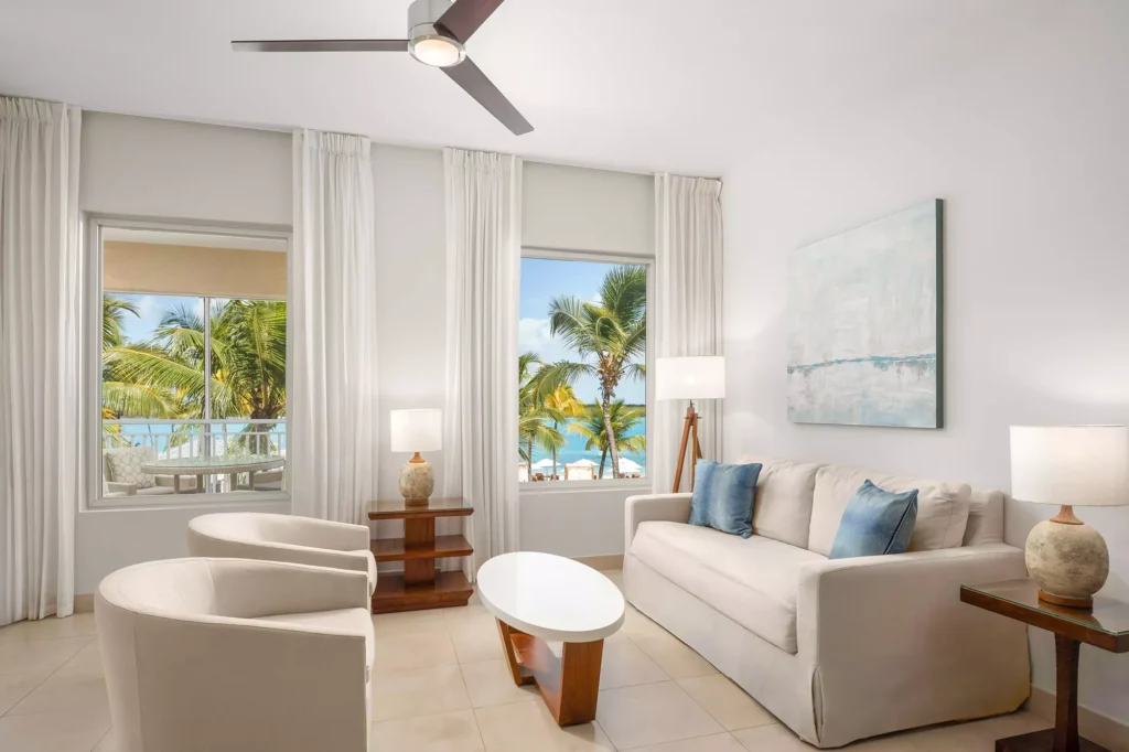 Three Bedroom Oceanfront - Living Featured