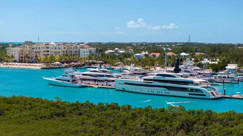 Blue Haven Marina - Aerial Done View