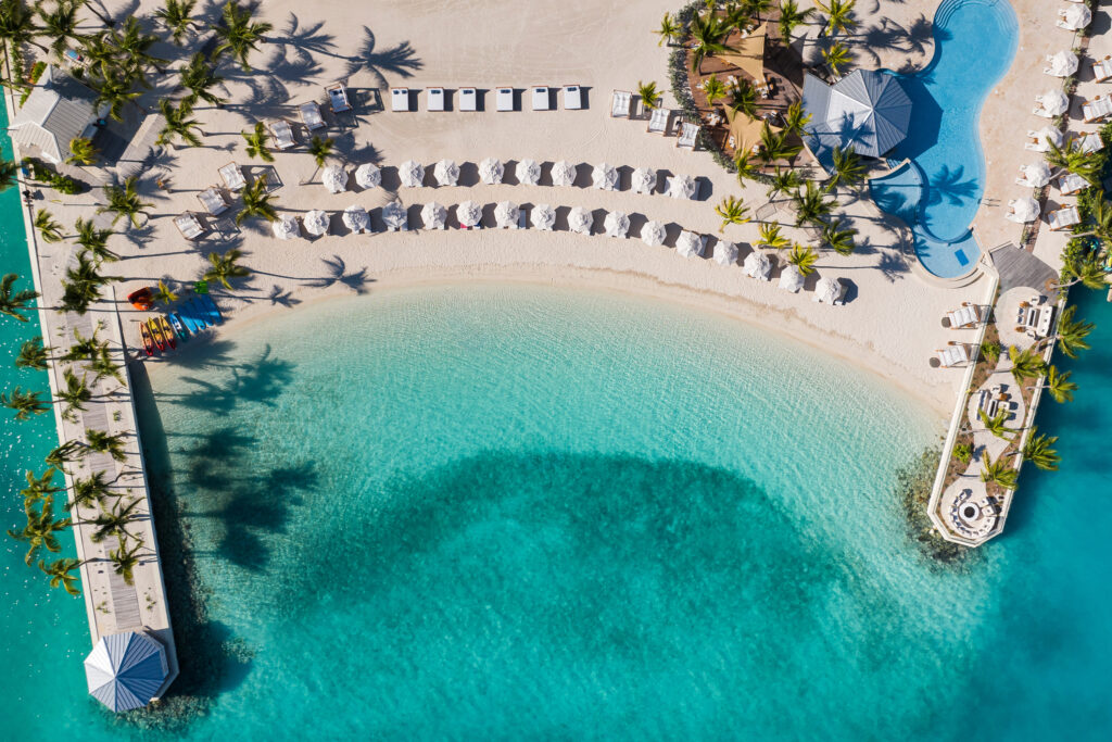 Blue Haven All-Inclusive Resort - Private Beach Aerial View